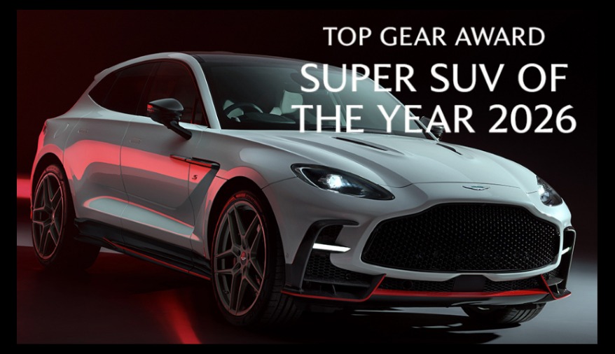 Aston Martin DBX S Wins Top Gear “Super SUV of the Year” Award